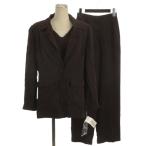  не использовался товар NEWYORK NEWYORK с биркой выставить костюм полоса жакет cut and sewn брюки Brown 9AR #ECD001 женский 