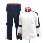  Adidas спортивная одежда джерси выставить OT белый блузон жакет воротник-стойка Zip выше брюки #ECD001 мужской 