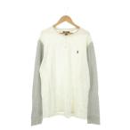 ポロ ラルフローレン POLO RALPH LAUREN Tシャツ カットソー ロンT 子ども服（男の子用） XL 18-20 グレー 長袖 ヘンリーネック