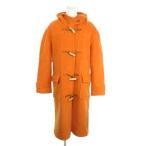 Brompton ダッフルコート ウール オレンジ フード付き トグルボタン /MN11 ■ECD001 レディース