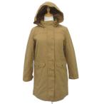  Ran z end LANDS' END с хлопком пальто M бежевый одноцветный с капюшоном . длинный длина /YS4 #ECD001 женский 