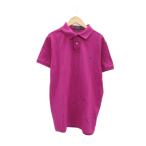 ポロ ラルフローレン POLO RALPH LAUREN ポロシャツ 半袖 ロゴ刺繍 ポロカラー M ピンク /SY33 ■ECD001 メンズ