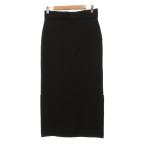 アンドドルチェ&ガッバーナ ドルガバ & DOLCE&GABBANA スカート ニット ひざ丈 イージー 42 サイドスリット 深緑 ダークグリーン /SX