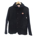 ダントン DANTON 丸襟 ウールモッサ ジャケット ミドル丈 38 ネイビー JD-8237-WOM /MG ■ECD001 メンズ