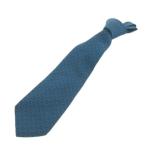  Lanvin LANVIN галстук шелк шелк синий голубой цепь узор /CK40 #GY58 мужской 