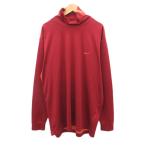  Nike Golf NIKE GOLF одежда для гольфа cut and sewn ta-toru шея длинный рукав Logo вышивка XL wine red /HO61 #ECD001 мужской 