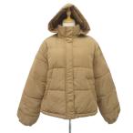  крыло INGNI с хлопком жакет верхняя одежда средний длина M чай цвет Brown с капюшоном ./HO13 #ECC001 женский 