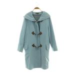 デュアルヴュー DUAL VIEW アンゴラ ダッフルコート ロング 40 ライトブルー /MY ■OS ■ECD001 レディース
