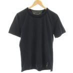 フェンディ FENDI Tシャツ カットソー 無地 半袖 48 紺 ネイビー /HN ■ECD001 メンズ