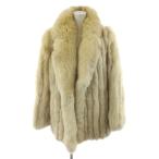 ロティニー ファーコート 毛皮コート ミドル丈 アウター 9 ベージュ /AN43 ■ECD001 レディース