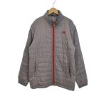  New balance NEW BALANCE с хлопком жакет Zip выше с высоким воротником Logo принт L серебряный серебряный красный красный 63280 #ECC001 мужской 
