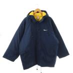 ショッピングベンチコート ナイキ NIKE ベンチコート ナイロンジャケット フード 中綿 M ネイビー /MY ■OS ■ECD001 メンズ