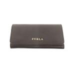  Furla FURLA чехол для ключей чёрный чёрная кожа натуральная кожа Logo металлические принадлежности /NU #ECD001 женский 