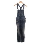  дизель DIESEL комбинезон все в одном Denim брюки джинсы Work XS индиго голубой /JS #ECD001 мужской 