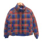 Uniqlo UNIQLO JWANDERSON пуховик в клетку M синий голубой красный красный /JS #ECA001 мужской 
