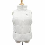  Puma PUMA с хлопком жакет средний длина воротник-стойка M белый Zip выше /SY42 #ECA001 женский 