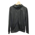  Puma PUMA Parker жакет верхняя одежда S серый с капюшоном . длинный рукав полный Zip /KK #GY58 женский 