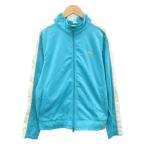  Puma PUMA спортивная одежда джерси жакет средний длина L бирюзовый голубой воротник-стойка боковой линия Logo вышивка /SM28 #ECA002