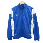  Nike NIKE спортивная одежда джерси блузон жакет средний длина XL синий голубой воротник-стойка /SM28 #ECA002 женский 