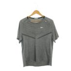  Nike NIKE RUNNING Dri-FIT ADV футболка cut and sewn короткий рукав общий рисунок M серый /AH39 #ECA002 мужской 
