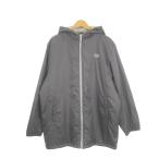  New balance NEW BALANCE с хлопком жакет верхняя одежда XL серый одноцветный с капюшоном . длинный рукав /AH15 #ECA002 мужской 