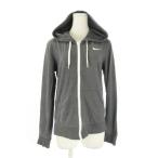  Nike NIKE Zip Parker L серый длинный рукав с капюшоном . Zip выше /CK21 #ECB001 женский 