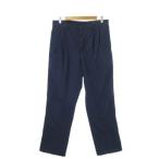 ユニクロ UNIQLO オールドユニクロ パンツ 青 ブルー 紺 ネイビー 無地 プリーツ フルレングス /CK19 ■ECB001 メンズ
