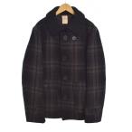  задний номер BACK NUMBER бушлат одиночный шерсть воротник имеется средний длина L серый серый чёрный черный BN-3316016 #ECB001 мужской 