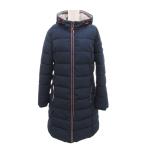  Tommy Hilfiger TOMMY HILFIGER прекрасный товар f-teto пальто Logo средний длина с хлопком M темно-синий темно-синий /YJ #ECD002 женский 