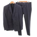 ドルチェ&ガッバーナ ドルガバ DOLCE&GABBANA セットアップ スーツ ビジネス ジャケット パンツ 2B 総裏地 46 紺 ネイビー /FF ■ECD002 メ