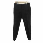  Ballsey BALLSEY Tomorrowland конические брюки слаксы шерсть 36 чёрный черный тысяч птица .. рисунок полный length /PP #ECD001