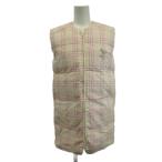  Burberry London BURBERRY LONDON down слипер детская одежда розовый в клетку без рукавов плюшевый мишка вышивка /PP #ECB001 Kids 