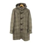 ユニクロ UNIQLO × ジェイダブリューアンダーソン JWアンダーソン JW ANDERSON ダッフルコート フーディ チェック M 茶 ブラウン /CK9