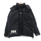  Helly Hansen HELLY HANSEN пуховик M чёрный черный воротник-стойка с капюшоном . стеганое полотно /SX #ECE003 мужской 
