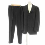 ポロ バイ ラルフローレン Polo by Ralph Lauren スーツ フォーマル ジャケット AB7 黒 ブラック ストライプ柄 テーラードカラー 長袖 SR-R