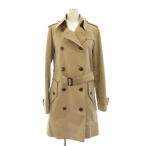 ショッピングBURBERRY バーバリー ロンドン BURBERRY LONDON トレンチコート 裏地ノバチェック アウター 38 ベージュ ベルト付き /YM ■ECE003 レディース