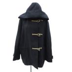  Uniqlo UNIQLO × Innes *do*la*fre Sanji . полупальто "даффл коут" 3XL большой размер темно-синий с капюшоном . одноцветный /SY3 #ECE003 женский 