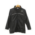  Adidas adidas CLIMA PROOF ветровка жакет спорт M чёрный черный в клетку воротник-стойка длинный рукав /MN26 #GY70