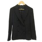 ruso Viaggio Blu LUSSO VIAGGIOBLU формальный 2 чёрный черный двойной breast nochi гонг peru длинный рукав /KT #ECB003 женский 