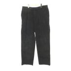  Aquascutum AQUASCUTUM брюки M чёрный черный вельвет полный length одноцветный /NP #GY99 мужской 