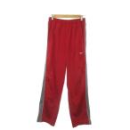 Nike NIKE DRI-FIT брюки джерси спортивная одежда L красный красный серый боковой линия Logo /AO43 #ECD003 мужской 