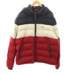  Tommy Hilfiger TOMMY HILFIGER с хлопком жакет внешний капот Logo вышивка XL темно-синий темно-синий красный белый 150AN508 #ECD003 мужской 