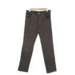  Morgan Homme MORGAN HOMME Denim джинсы M чай Brown темно-синий темно-синий полоса рисунок переключатель дизайн /AO39 #ECA004 мужской 