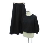ru Calle ti подставка LUKA выставить cut and sewn раунд шея 7 минут рукав flair юбка длинный длина макси длина общий рисунок #ECA004 женский 
