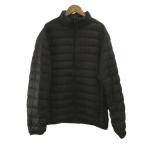  Uniqlo UNIQLO Ultra свет пуховик L темно-коричневый одноцветный воротник-стойка длинный рукав /SH #ECA004 мужской женский 