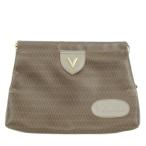  Mario Valentino Mario Valentino клатч spring . чай Brown монограмма рисунок Logo эмблема Logo patch /AH18