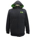  Under Armor UNDER ARMOUR с хлопком жакет верхняя одежда средний длина L чёрный с капюшоном одноцветный Zip выше /SY60 #ECC004 мужской 