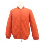  Urban Research URBAN RESEARCH стеганная куртка нейлон 40 orange Zip выше средний длина /YS28 #ECC004 мужской 