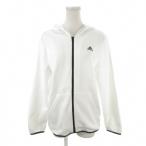  Adidas adidas вафля Parker Zip выше спортивная одежда L белый белый /AH12 #ECD004 женский 