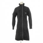  не использовался товар Puma PUMA GOLF плащ 2WAY дождь One-piece Golf M чёрный черный длинный рукав воротник-стойка точка узор /CK14